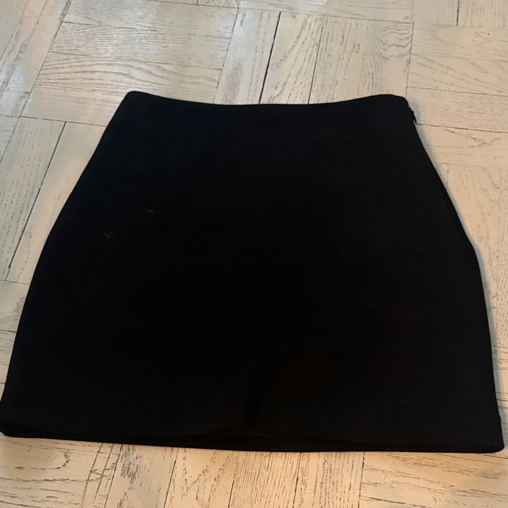 Banana Republic Black Suede Skirt